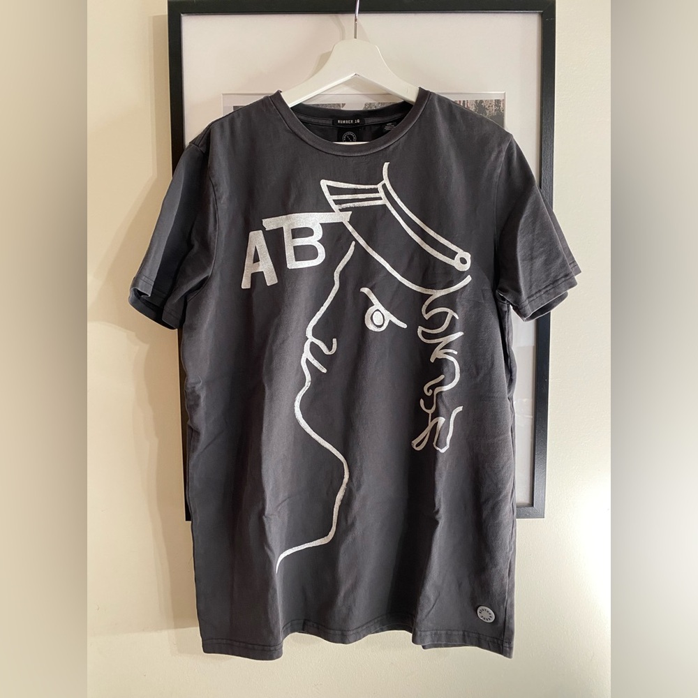 Scotch & Soda Charcoal Graphic Tee